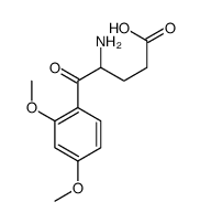 4-Amino-5-(2,4-dimethoxyphenyl)-5-oxopentanoic acid结构式