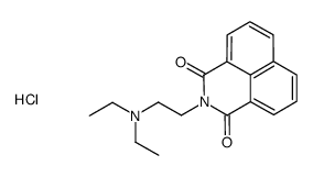 2-(1,3-dioxobenzo[de]isoquinolin-2-yl)ethyl-diethylazanium,chloride Structure