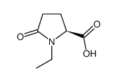 (S)-1-ethyl-5-oxopyrrolidine-2-carboxylic acid结构式