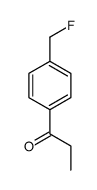 1-[4-(fluoromethyl)phenyl]propan-1-one Structure