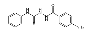 C6H5NHCSNHNHCOC6H4-p-NH2结构式