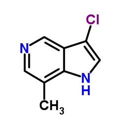 3-Chloro-7-methyl-1H-pyrrolo[3,2-c]pyridine structure