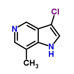 3-Chloro-7-methyl-1H-pyrrolo[3,2-c]pyridine Structure