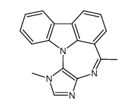 8,12-dimethyl-12H-imidazo[4',5':2,3][1,4]diazepino[6,7,1-jk]carbazole结构式