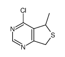 4-chloro-5-methyl-5,7-dihydrothieno[3,4-d]pyrimidine Structure
