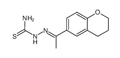 1-chroman-6-yl-ethanone thiosemicarbazone结构式