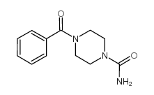 4-Benzoyl-piperazine-1-carboxylic acid amide structure