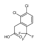 [2,3-Dichloro-6-(trifluoromethyl)phenyl]acetic acid结构式