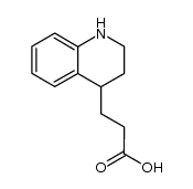 1,2,3,4-tetrahydroquinoline-4-propanoic acid Structure
