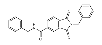 N,2-dibenzyl-1,3-dioxoisoindoline-5-carboxamide结构式