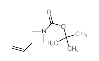 3-乙烯基氮杂环丁烷-1-羧酸叔丁酯结构式