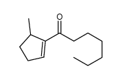 1-(5-methylcyclopent-1-en-1-yl)heptan-1-one Structure