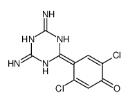 4-(4,6-Diamino-s-triazinyl)-2,5-dichlorophenol Structure