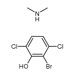 2-bromo-3,6-dichlorophenol compound with dimethylamine (1:1)结构式