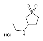 N-(1,1-DIOXIDOTETRAHYDROTHIEN-3-YL)-N-ETHYLAMINE HYDROCHLORIDE Structure