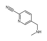 5-(methylaminomethyl)pyridine-2-carbonitrile结构式