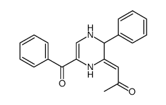 methacylidene-2 phenyl-3 benzoyl-6 tetrahydro 1,2,3,4 pyrazine Structure