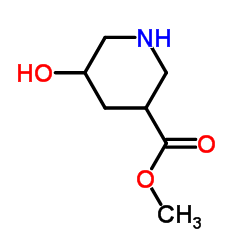 Methyl 5-hydroxy-3-piperidinecarboxylate Structure