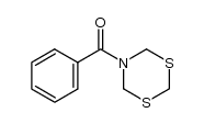 N-benzoyl-1,3,5-dithiazinane结构式