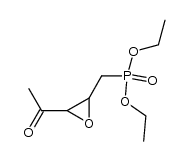 Diethyl (2,3-epoxy-4-oxopentyl)phosphonate结构式