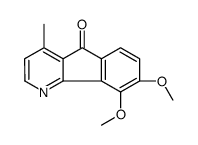 8,9-dimethoxy-4-methylindeno[1,2-b]pyridin-5-one结构式