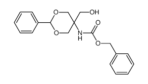 N-[5-(HydroxyMethyl)-2-phenyl-1,3-dioxan-5-yl]-carbamic Acid Benzyl Ester结构式