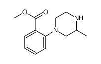 methyl 2-(3-methylpiperazin-1-yl)benzoate Structure