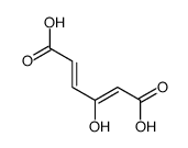 3-hydroxyhexa-2,4-dienedioic acid结构式