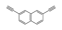 Naphthalene, 2,7-diethynyl structure