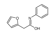 2-(furan-2-yl)-N-phenylacetamide结构式