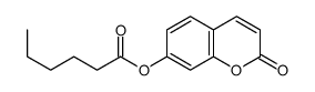 (2-oxochromen-7-yl) hexanoate结构式