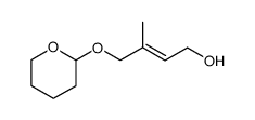 (E)-3-methyl-4-O-(tetrahydro-2'H-pyran-2'-yl)-2-buten-1,4-diol结构式