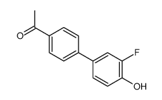 1-[4-(3-fluoro-4-hydroxyphenyl)phenyl]ethanone Structure
