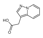 2-pyrazolo[1,5-a]pyridin-3-ylacetic acid结构式