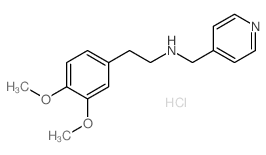 2-(3,4-dimethoxyphenyl)-N-(pyridin-4-ylmethyl)ethanamine,hydrochloride结构式