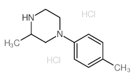 3-Methyl-1-(4-methylphenyl)piperazine dihydrochloride Structure