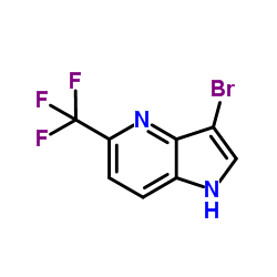 3-bromo-5-(trifluoromethyl)-4-azaindole结构式