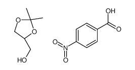 [(4S)-2,2-dimethyl-1,3-dioxolan-4-yl]methanol,4-nitrobenzoic acid Structure