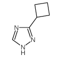 5-cyclobutyl-1H-1,2,4-triazole结构式