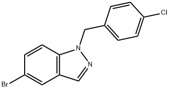 5-Bromo-1-(4-chlorobenzyl)-1H-indazole结构式