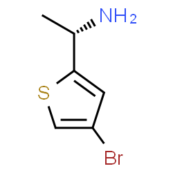 (S)-1-(4-溴噻吩-2-基)乙-1-胺结构式