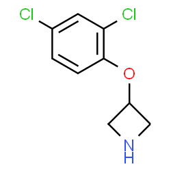 3-(2,4-二氯苯氧基)氮杂环丁烷结构式