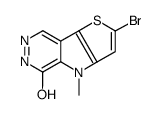 2-bromo-4,6-dihydro-4-Methyl-5H-Thieno[2',3':4,5]pyrrolo[2,3-d]pyridazin-5-one picture