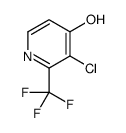 3-chloro-2-(trifluoromethyl)-1H-pyridin-4-one结构式