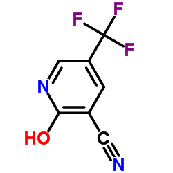 2-hydroxy-5-trifluoromethyl-nicotinonitrile structure