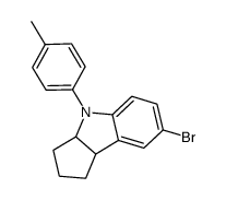 7-Bromo-1,2,3,3a,4,8b-hexahydro-4-(4-Methylphenyl)cyclopent[b]indole picture