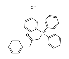 2-oxo-3-phenylpropyltriphenylphosphonium chloride Structure