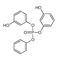 bis(3-hydroxyphenyl) phenyl phosphate结构式