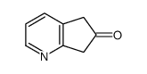 5,7-dihydrocyclopenta[b]pyridin-6-one结构式