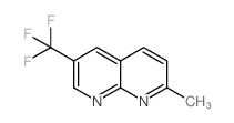 2-Methyl-6-(trifluoromethyl)-1,8-naphthyridine Structure